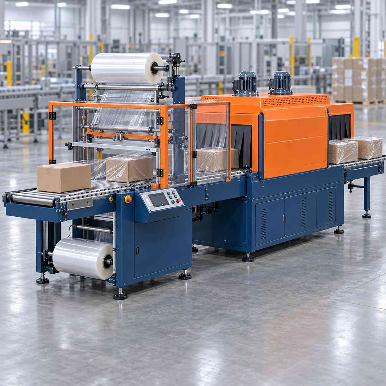 Side-Seal Shrink Wrapping Machine