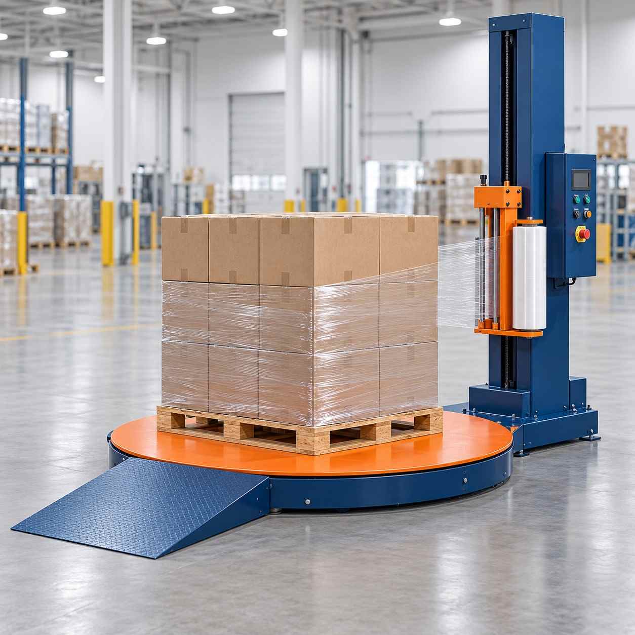 Turntable Stretch Wrapper